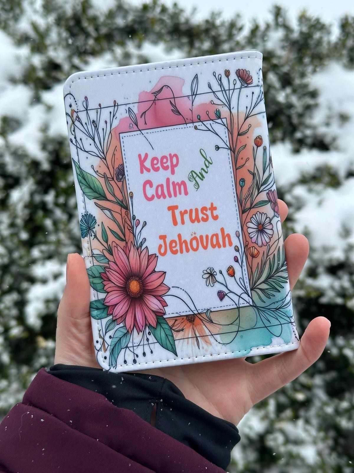 JW Mini Tract Holder - Keep Calm - Personalized