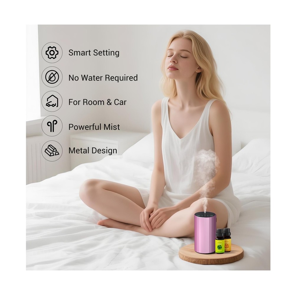 Essential Oil Diffuser Waterless Scent Aromatherapy Diffusers for H... Fast Ship
