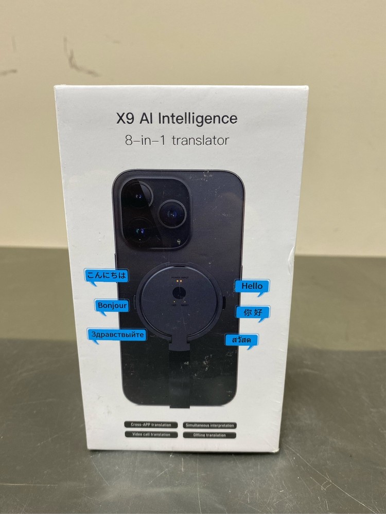Aeeque Language Translator Device, Phone Kickstand Traductor, Two-Way Language 1