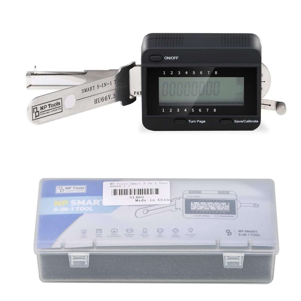 5 In 1 Smart Decoder HU66V.3 NP Tool Code Reading Storage LED Lighs for HU66 Car