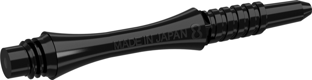 Target 8 Flight Slim Black 19mm Fixed Shaft