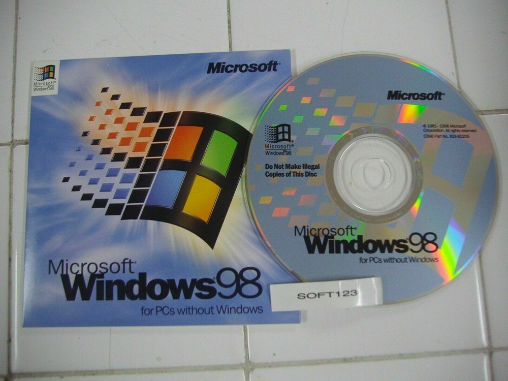 MICROSOFT WINDOWS 98 FULL RETAIL ENGLISH VERSION MS WIN 98 =NEW=