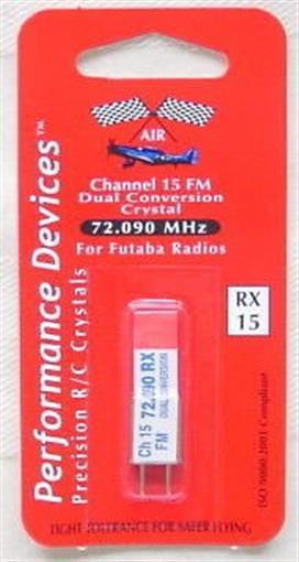 Futaba 72Mhz FM Dual Conversion Receiver Crystal -CH15