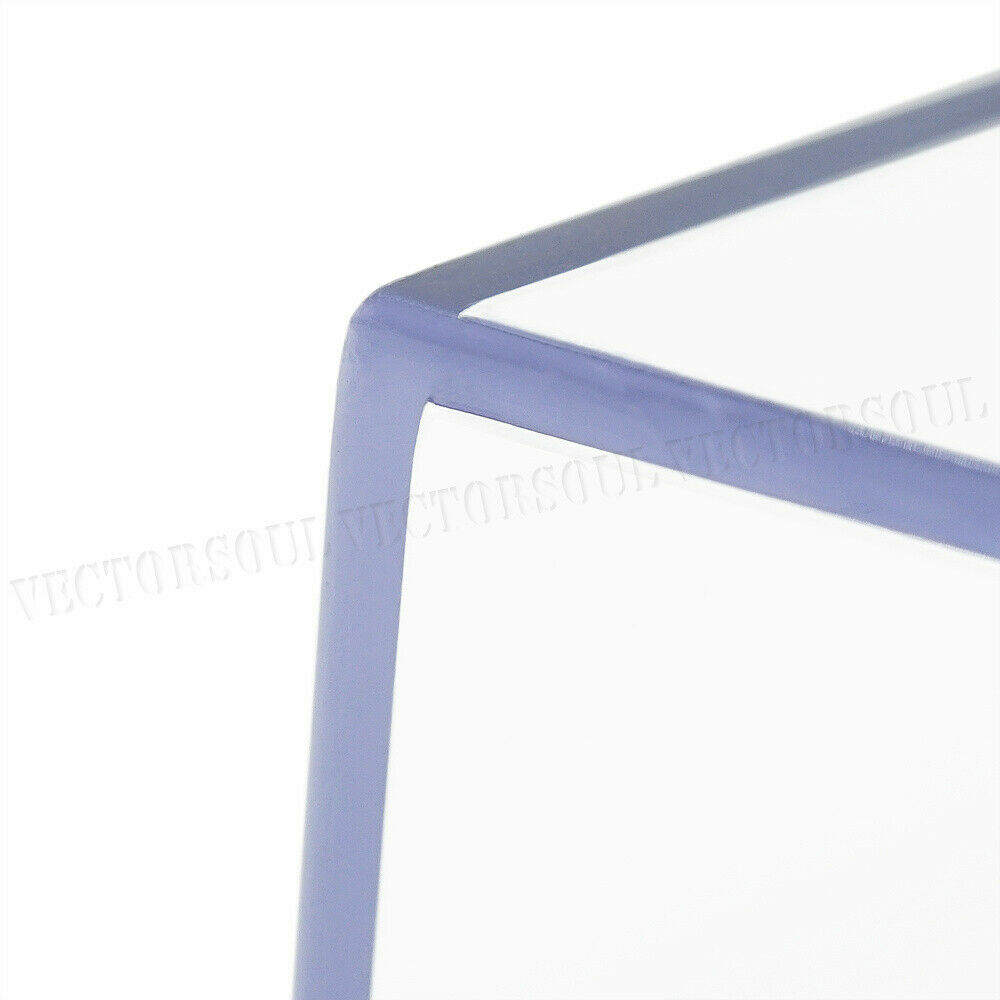 Small Clear UV Acrylic Plastic Display Box Case Dustproof Protection Toy Decor
