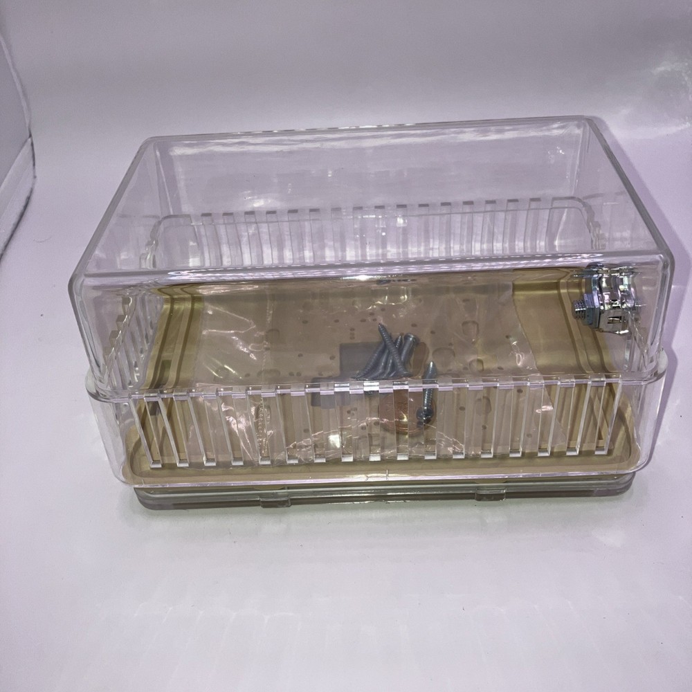 White Rodgers 7702 Universal Clear Plastic Locking Thermostat Guard