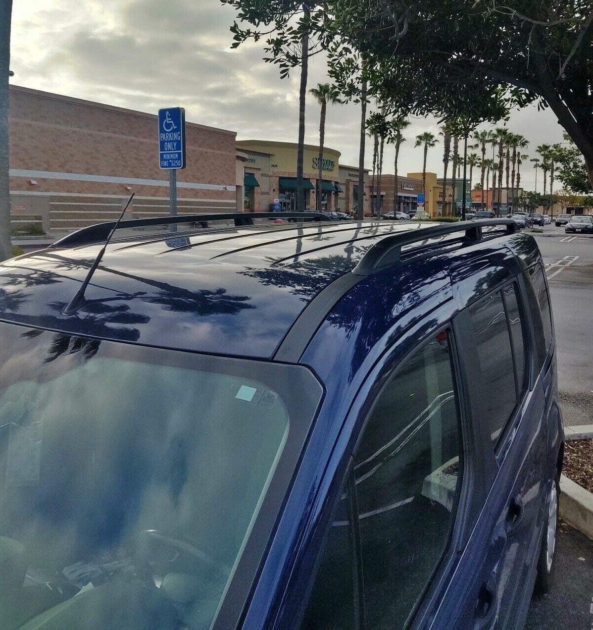 For Ford Transit Connect LWB (2013-2023) Roof Side Rails and Roof Racks Cross Ba