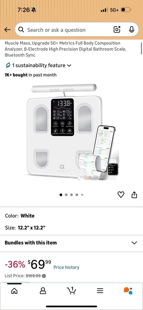 Arboleaf Smart Scale