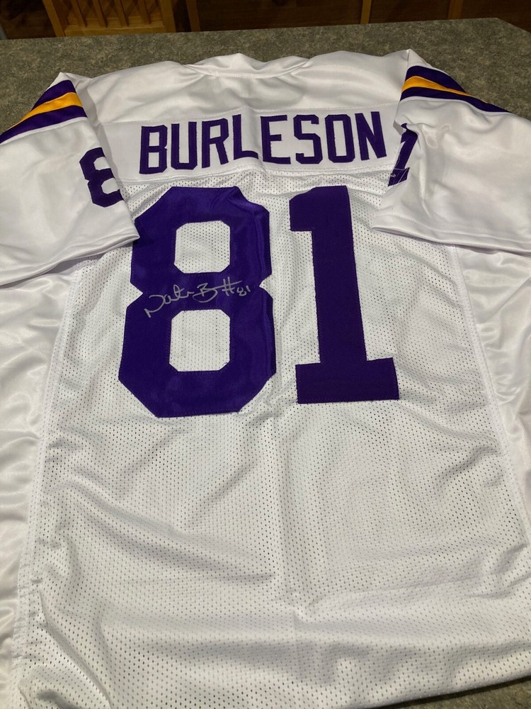 Vikings Nate Burleson signed Jersey W/COA