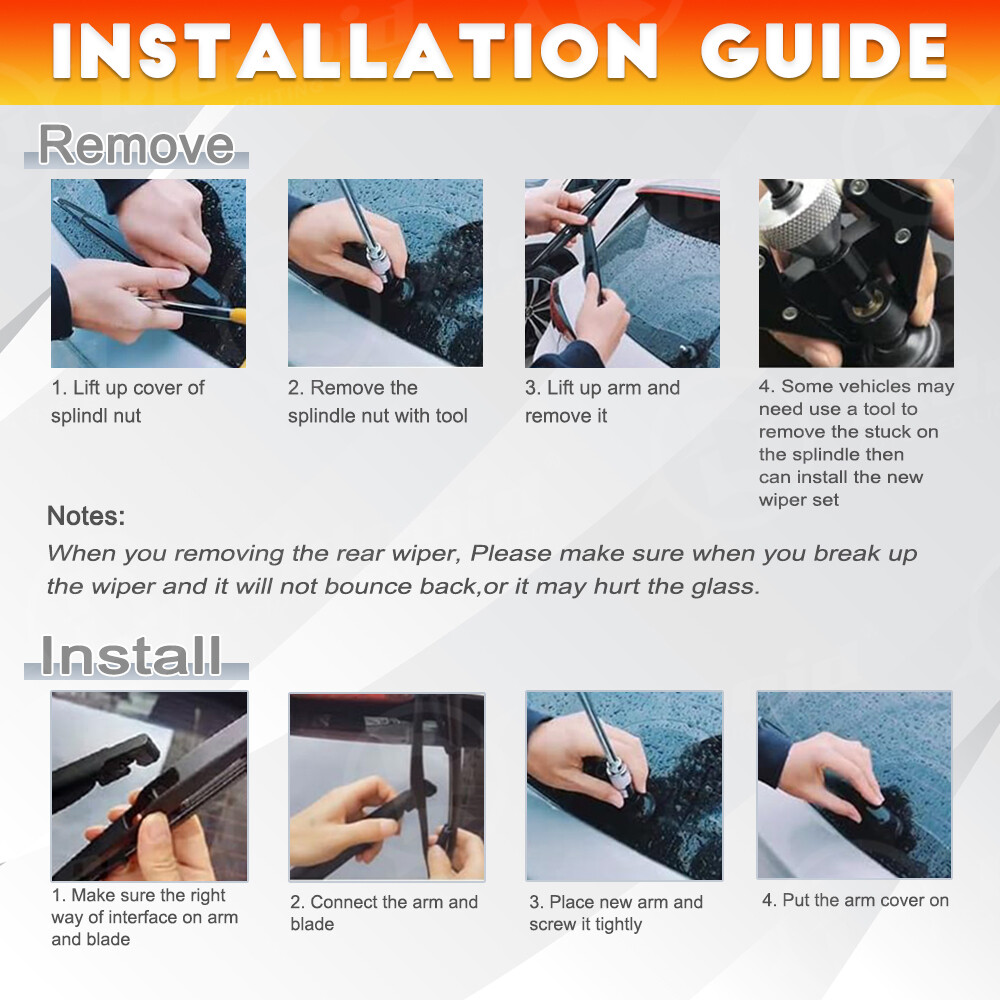 Rear Wiper Arm with Blade for 15277756 07-13 GM Escalade Suburban Tahoe Yukon XL