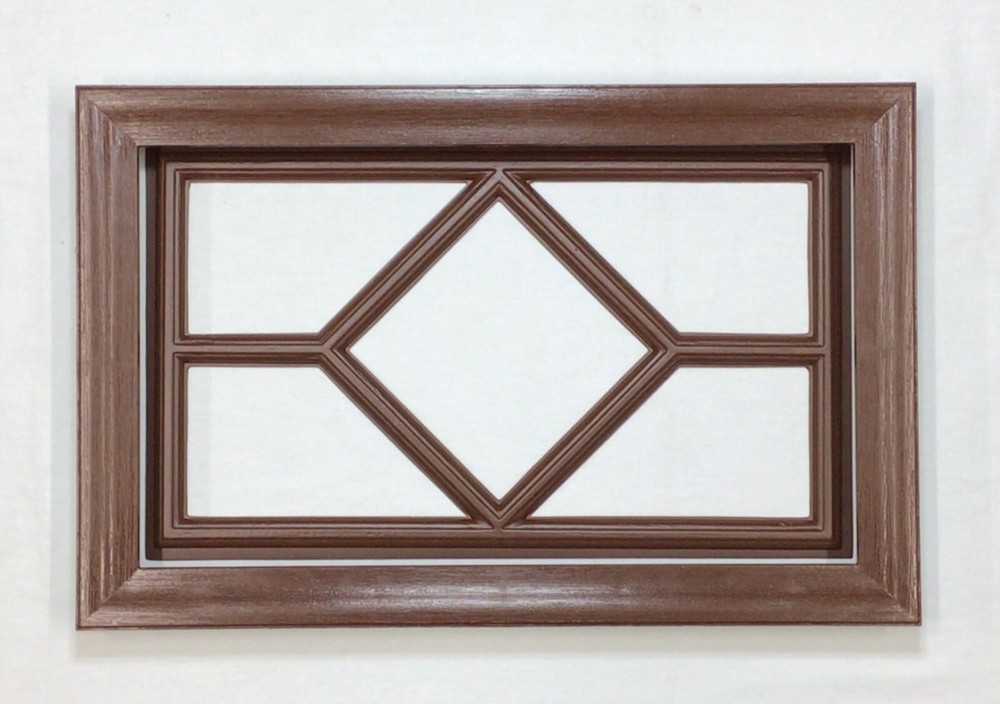 Walnut Amarr Garage Door Window Kit Short Panel Frame Insert Grill Glass Options