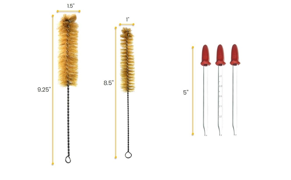 EISCO Graduated Cylinder Set, 9 Pieces - Class B - 5ml, 10ml, 50ml, 100ml...