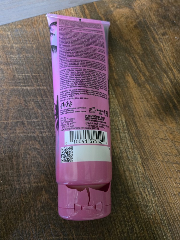 Devoted Creations Going Off Tropic Dark Tanning Lotion 8.5 oz