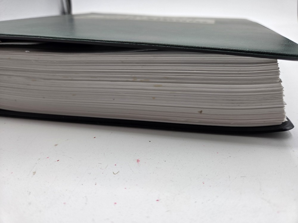 Scott Minuteman stamp album Green Binder Unused Pages 1901-2005