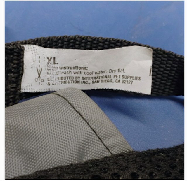 Everyay Nylon XL Dog Muzzle Adjustable Size Hook n Loop Help Training Aid