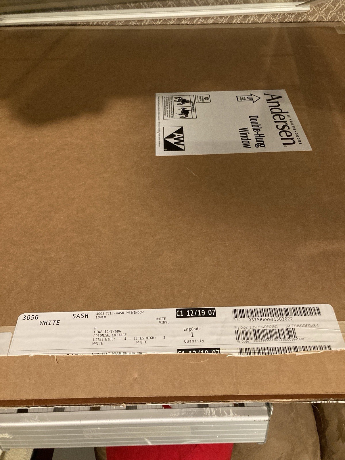 Brand New Anderson Windows Lower Panels For Various Sizes.