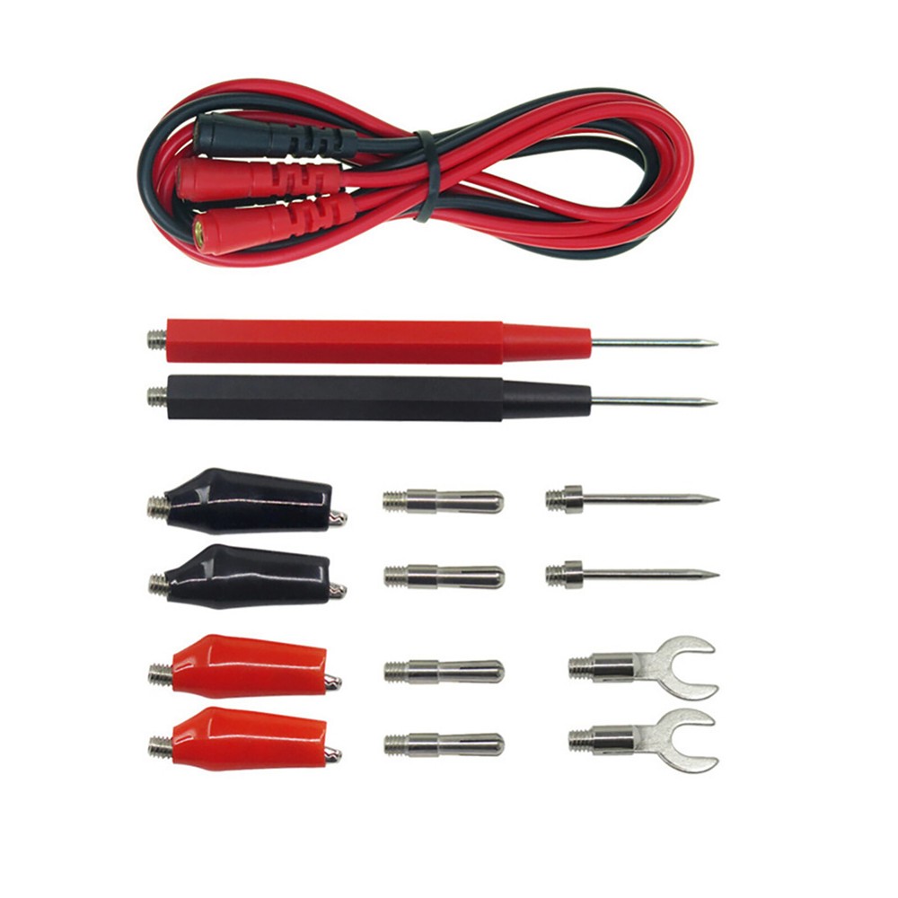 16Pcs Multifunction Digital Multimeter Probe Test Leads Kit For Volt Meter
