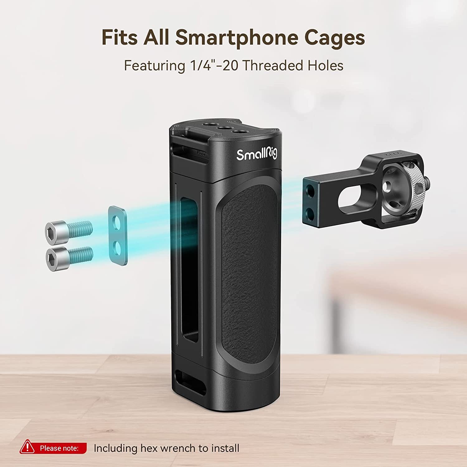 SmallRig Universal Phone Cage Smartphone Video Rig for iPhone 16 Pro/Pro Max