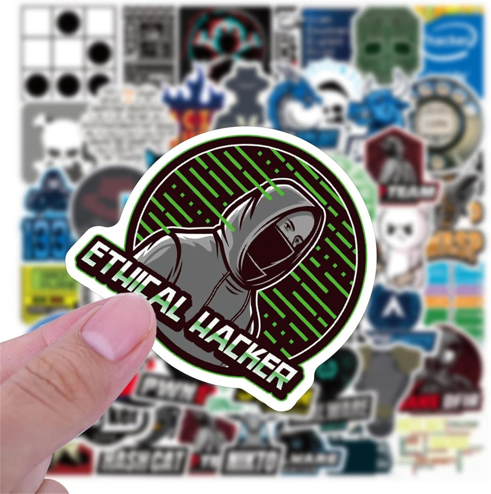 50PCS Hacker Stickers Pack - Cool Programming for Developers