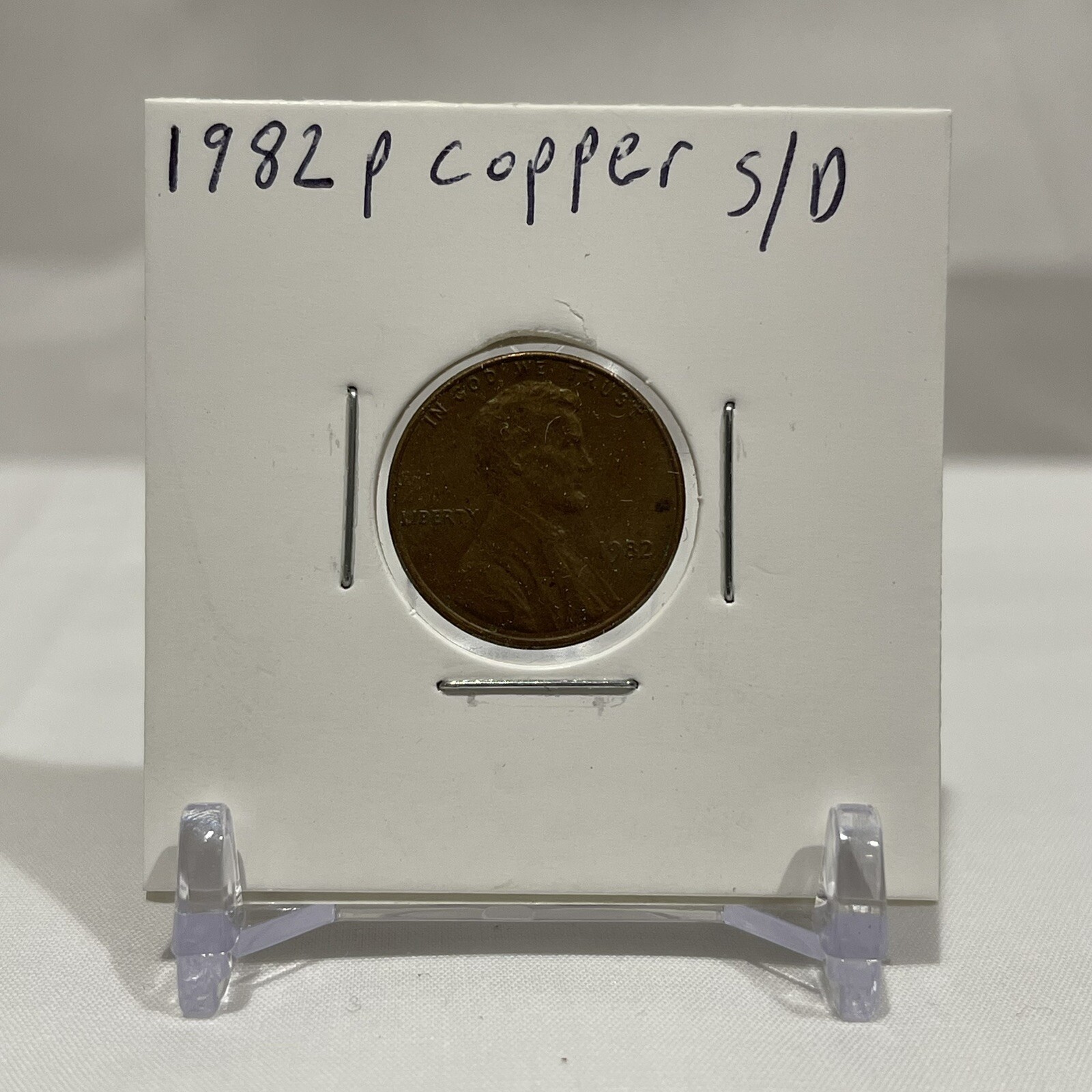 1982 P,D Lincoln Cent (CIRCULATED) Lot Of 7 L/D, S/D Zinc Copper Set (READ!)