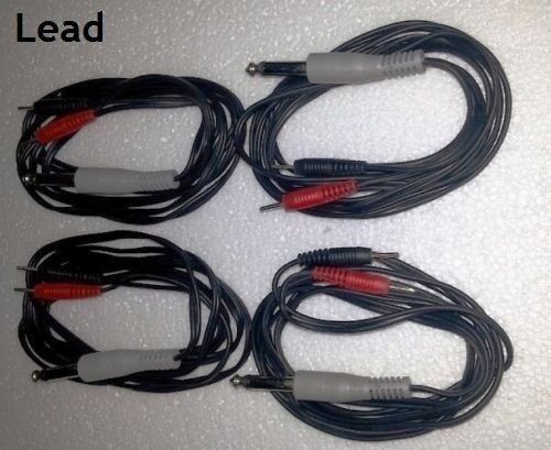 Electrotherapy 4 Channel Electrode Cable 4 Nos.for Model Dynoplus Stimulator %$