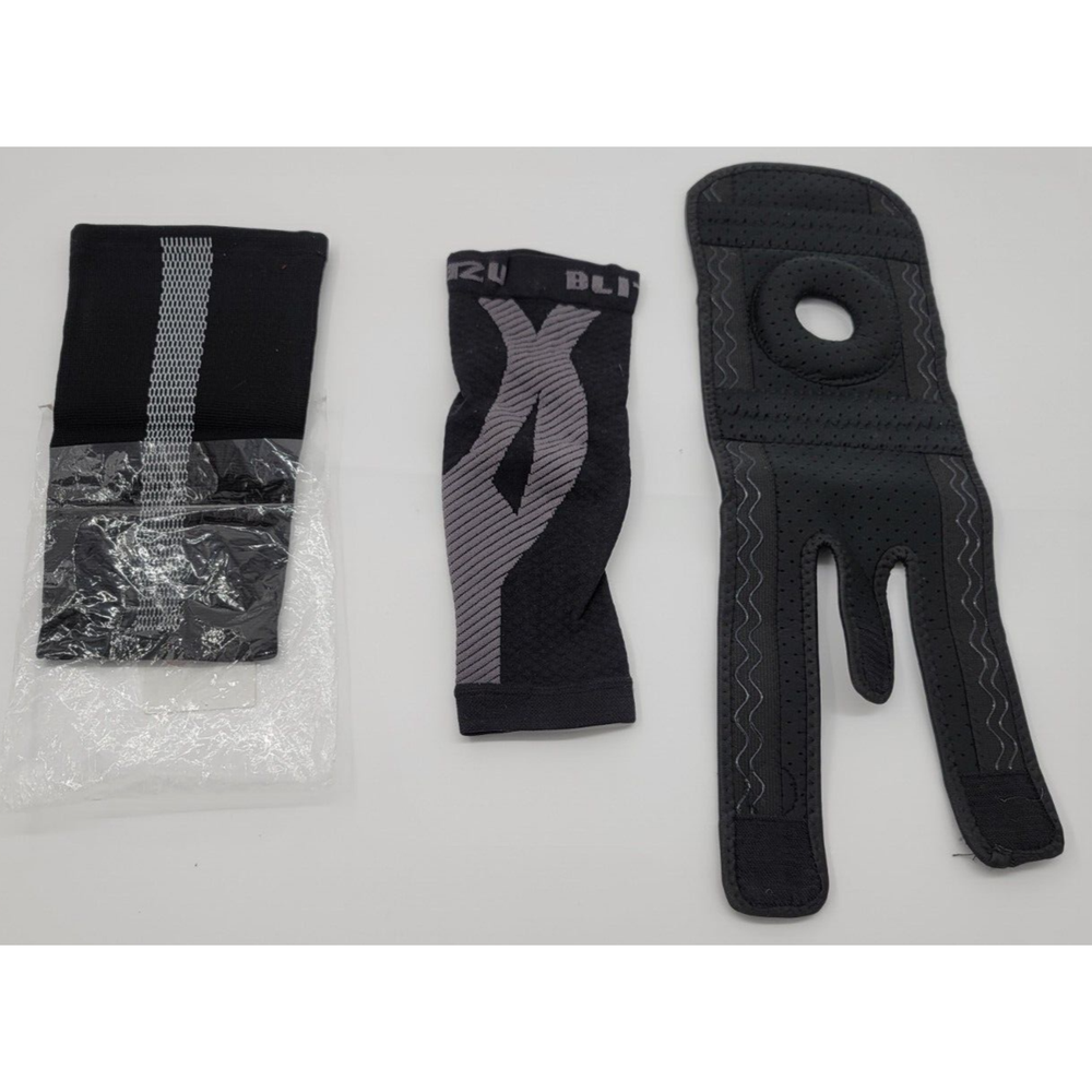 3 Athletic plus knee Wraps Supports Training body Ect.