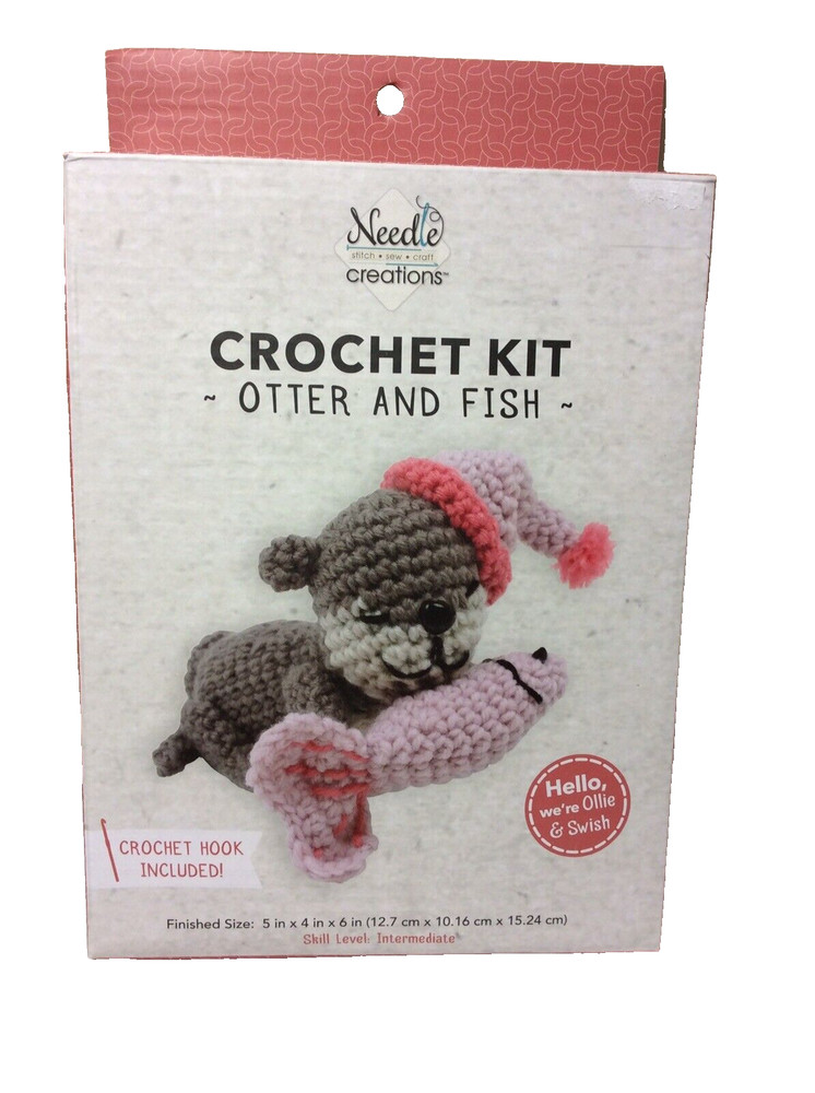 Needle Creations Crochet Kit “Otter And Fish”