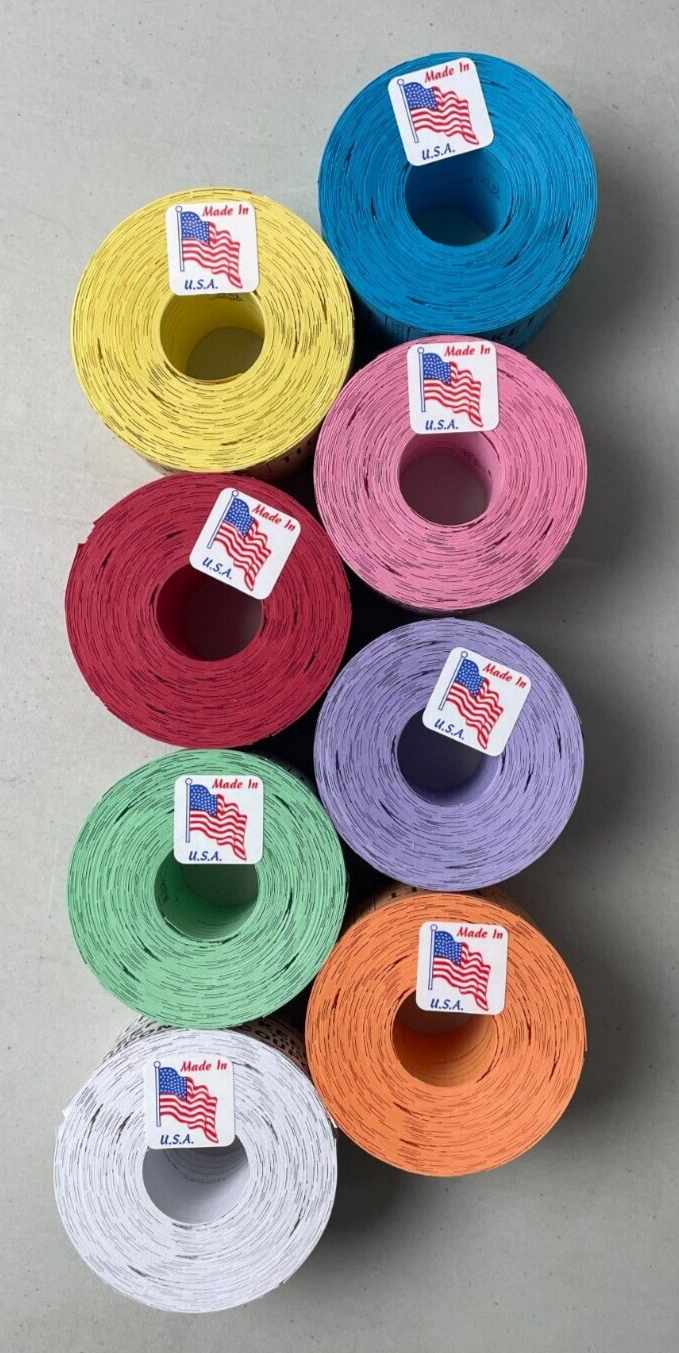 Raffle Tickets Roll of 500 Double Stub as Pictured Split The Pot 50/50 Made USA