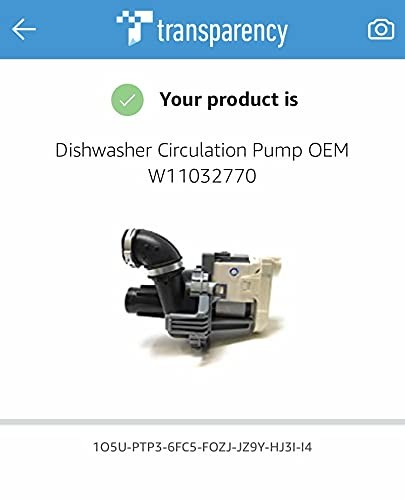 Dishwasher Circulation Pump OEM W11032770