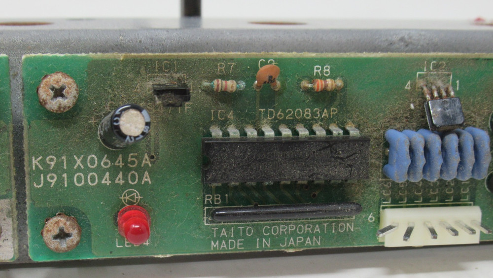 TAITO CONVOY REDEMPTION GAME COMPLETE LEFT SIDE PRIZE SENSOR LED STRIP ASSEMBLY