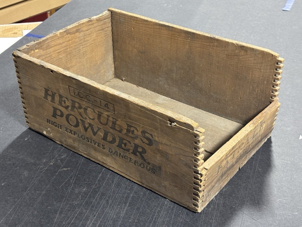 1920s 1940s Mining Papers Powder Box