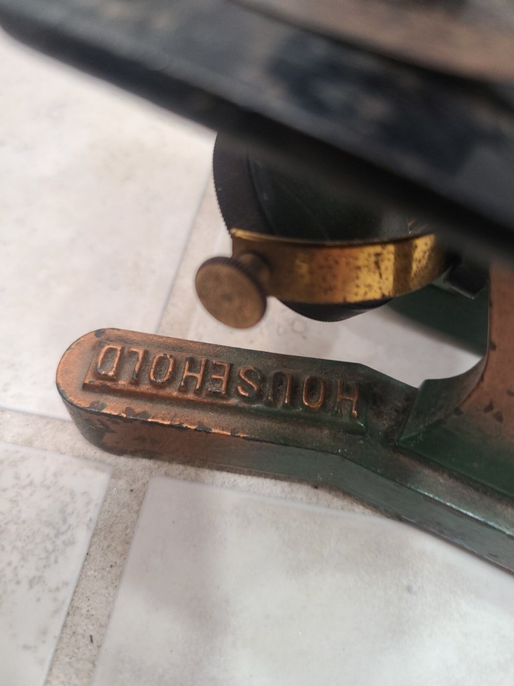 Vintage Brass Microscope Improved Household