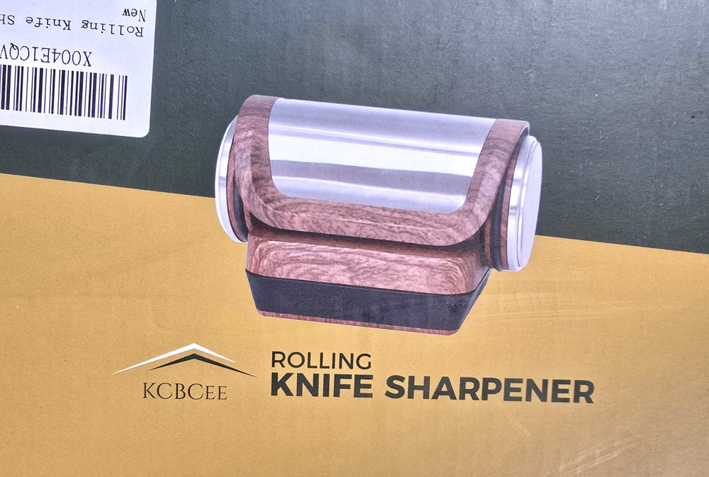 KCBCEE Rolling Knife Sharpener Durable Kitchen Tool, New With Box