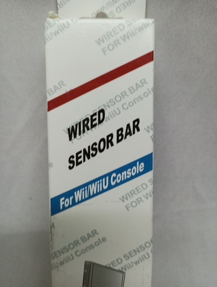 Wired Sensor Bar For Wii Wii U Silver Untested