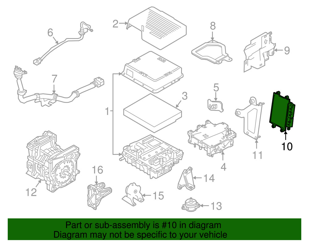 Genuine Nissan Control Module 23740-5SA6B