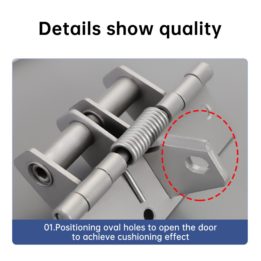 Self-Closing Door Hinge Spring Positioning Hinge Door Closer Automatic Closing