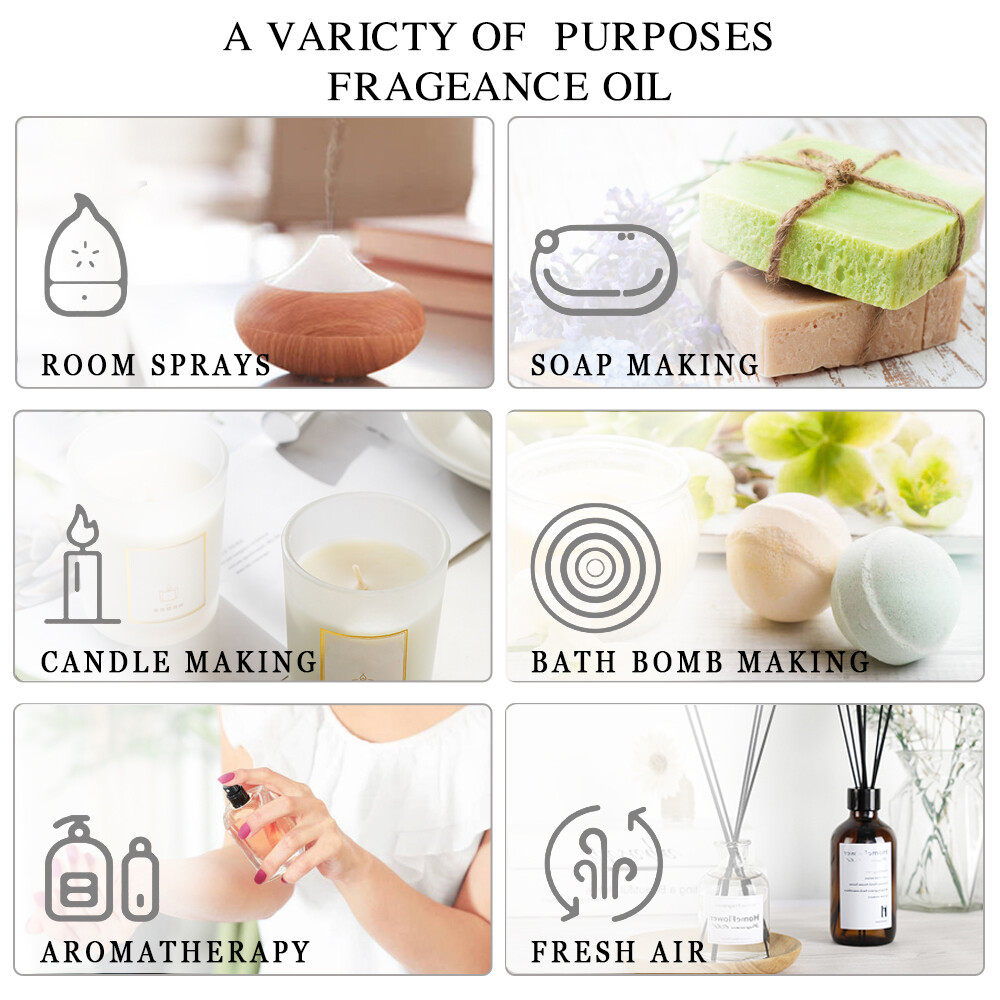 100ml Fruit Fragrance Oils Essential Oils for Aromatherapy,Diffuser,Soap Making