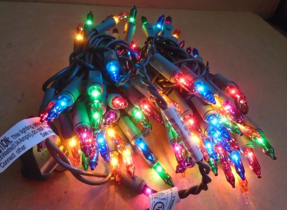Make the Season Bright Multicolor Light Set (2-boxes) 100 ct Each ONE