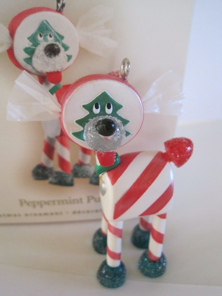 Hallmark Keepsake Ornament Peppermint Pup 2007