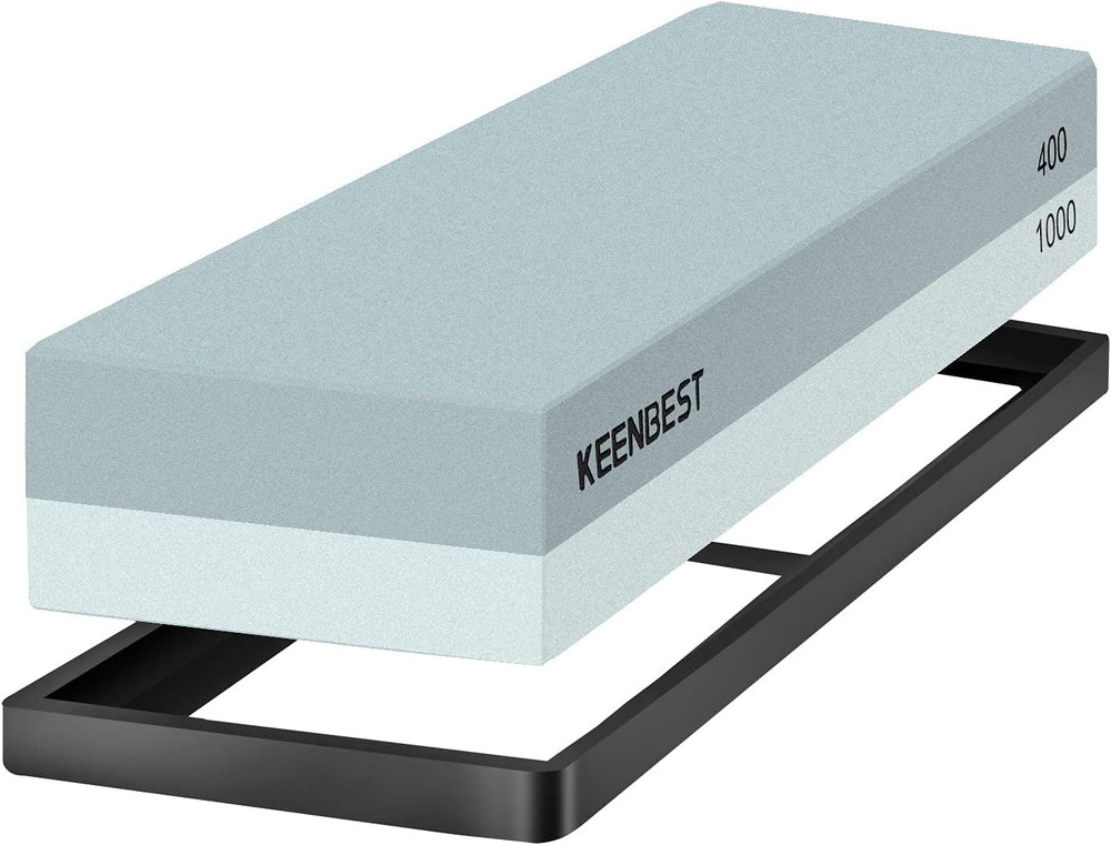 Actual Grit Premium Material Sharpening Stone 2 Side 400 1000 Whetstone Set