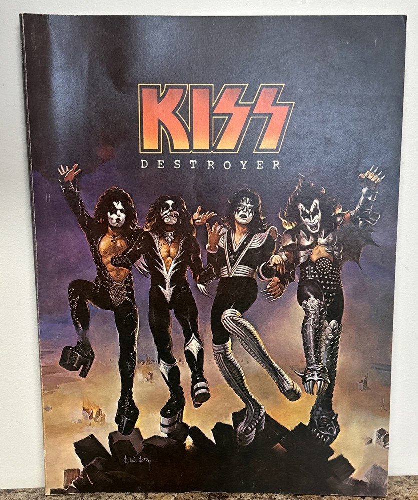 Kiss Destroyer Alamo Pub. Songbook Tablature Sheet Music Casablanca Aucoin
