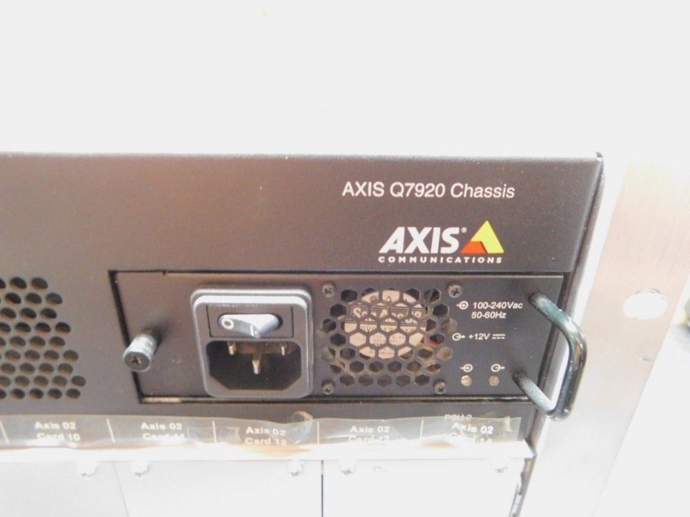 AXIS Q7920 Rackmount Video Encoder Chassis -- 0575-001-04