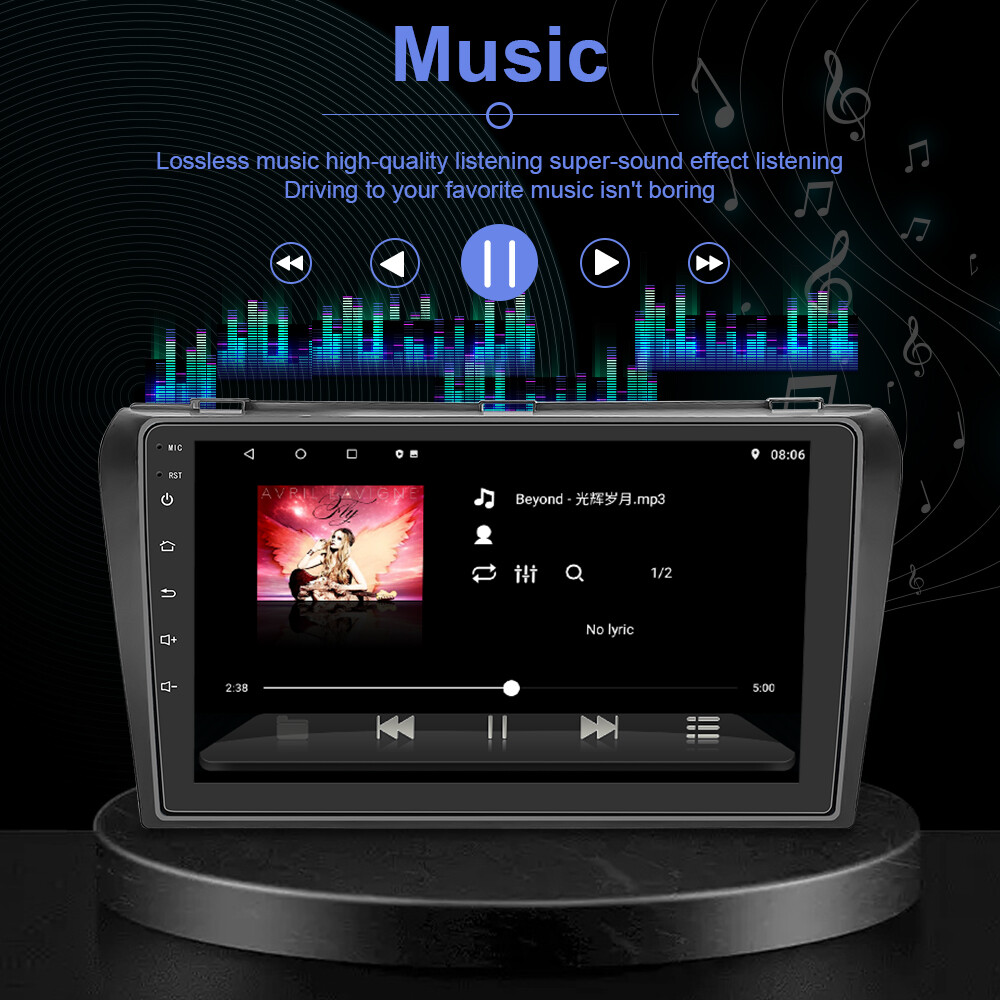 For Mazda 3 2004-2009 Android 15 Car Stereo Radio GPS Navi WIFI BT Carplay 2+32G