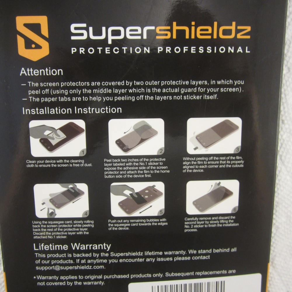 SuperShieldz Clear Screen Protector Saver Shield for 8 Inch NotePad Y80 3 Pack