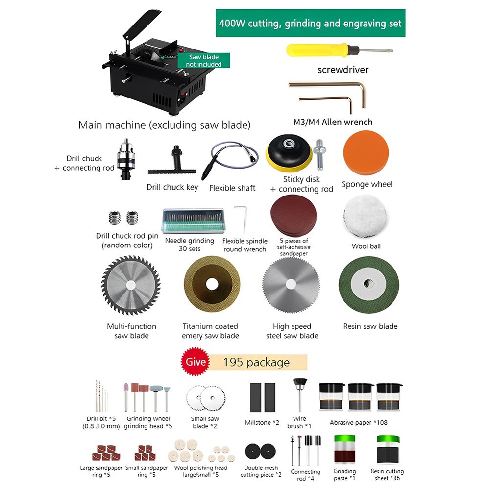Mini Table Saw, Mini Table Saw for Crafts, Multi Functional Portable Adjustable