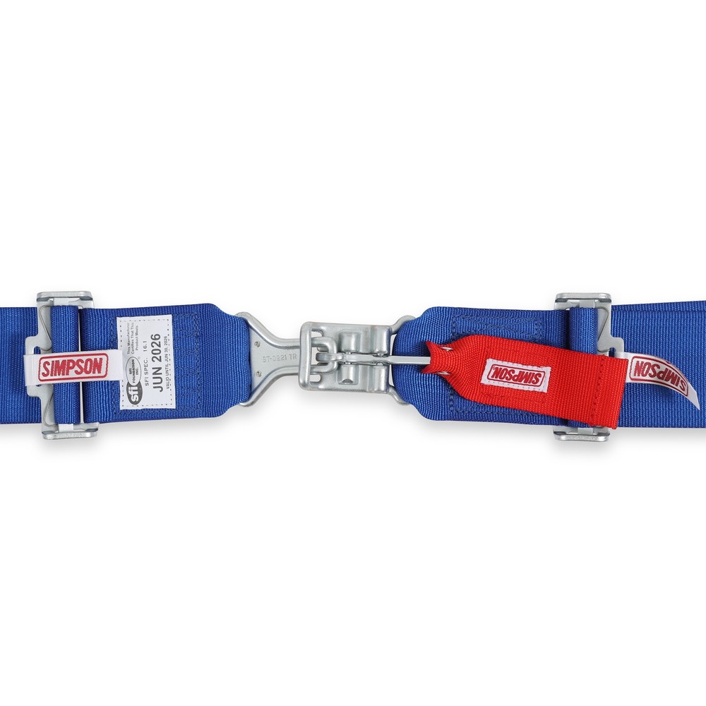 29063BLH Simpson Racing Latch and Link Lap Bolt-In 5-Point Pull-Down Harness