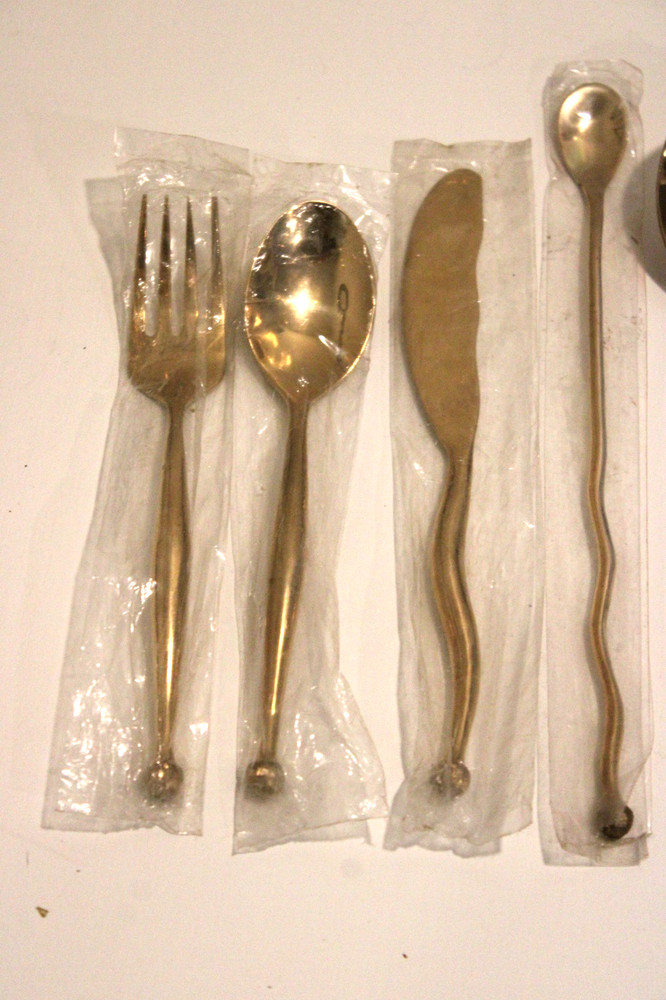 Izabel Lam Bronze STREAM Fork, Spoon, Knife, Iced Tea, Serving