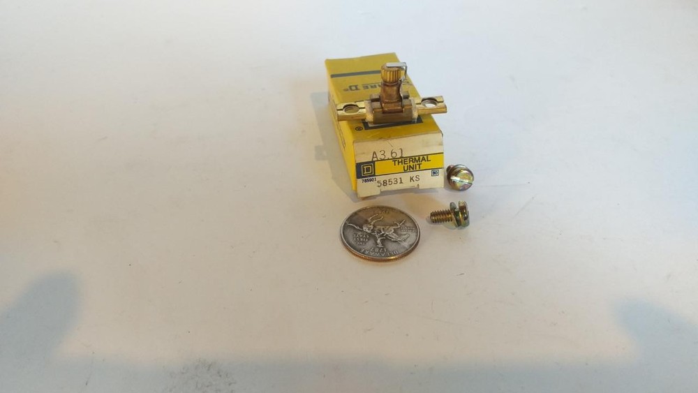 SQUARE D A 3.61 THERMAL OVERLOAD HEATER UNIT