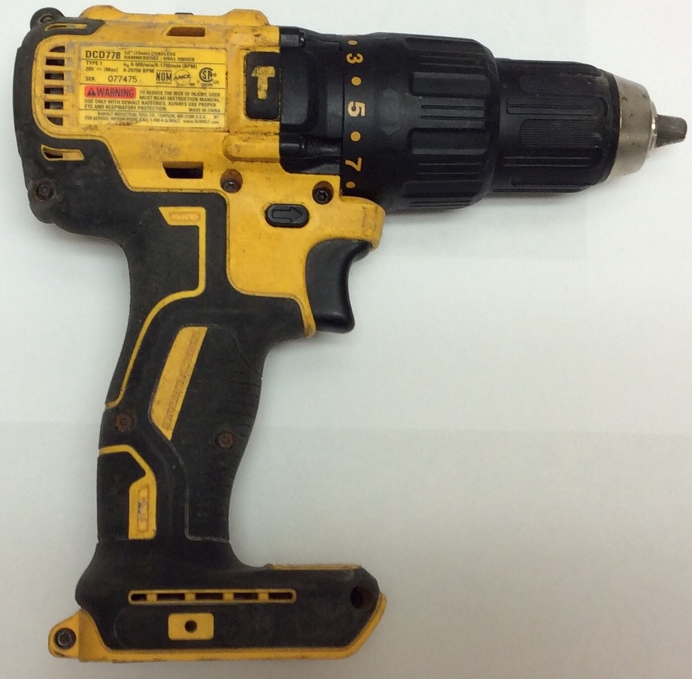 Dewalt DCD778 20V Max Brushless 1/2" Hammerdrill Drill Driver Tool Only