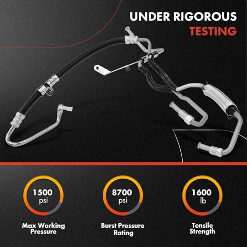 Power Steering Pressure & Return Hoses Line Assembly Compatible with Scion tC