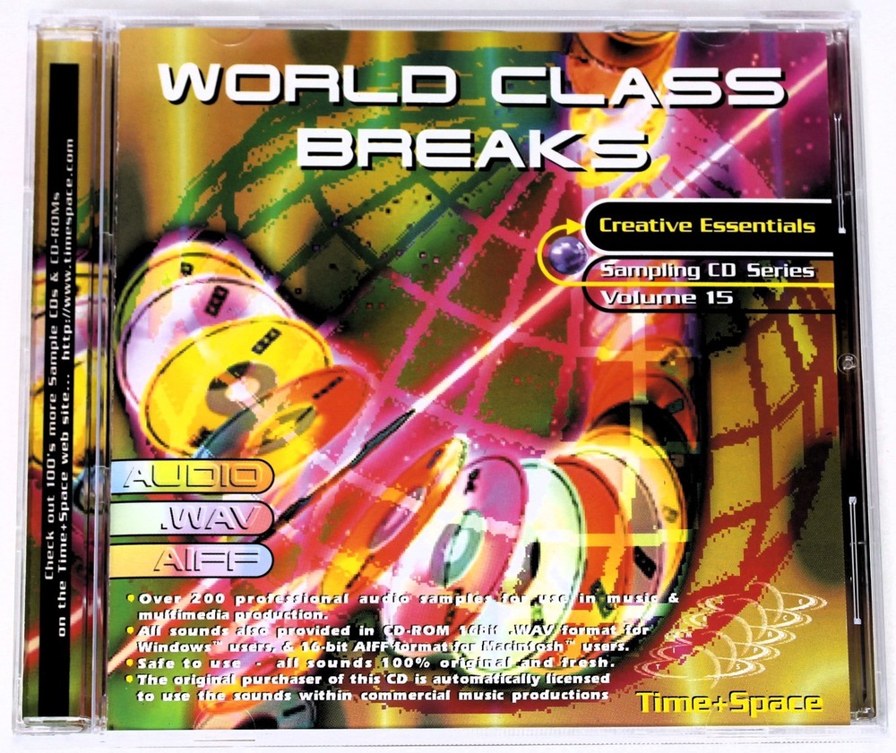 Zero-G Creative Essentials 15 World Class Breaks Sound Library/Sampling CD